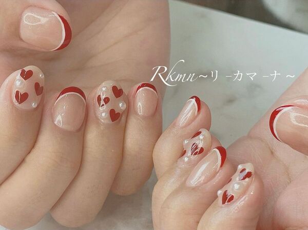 Rkmn~リ-カマ-ナ~nail...No.17 ネイルチップ バレンタイン