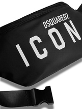 定価7.1万 ディースクエアード DSQUARED2 シンプルで使い勝手抜群！ICON&ロゴ バムバッグ ベルトバッグ ボディバッグ ウエストポーチ_画像2