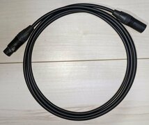 定番マイクケーブル３m　カナレL-4E6S ノイトリック製NC3FXX-B,NC3MXX-B　金メッキXLR端子_画像1