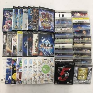 【1円～】ジャンク レトロゲーム ソフト 大量まとめ 40本以上 PS3 PS2 Wii 被りあり ※動作未確認/状態不良【ジャンク品】