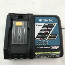 【1円～】makita マキタ 充電器 DC18RC-T + リチウムイオン充電池 セット売り【ジャンク品】_画像3