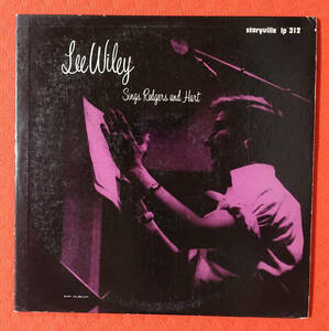 希少! US Storyville LP 312 オリジナルLee Wiley Singing Rodgers and Hart