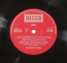 超レア! 極上品! UK Original DECCA MONO Red Boxedレーベル LK 4605 The Rolling Stones 1st Album 完品_画像7