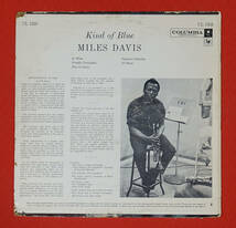 US Columbia MONO CL 1355 オリジナル 6EYES KIND OF BLUE / Miles Davis_画像2