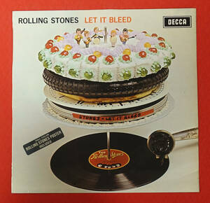 極美! UK Original DECCA 希少! Red Boxedレーベル LK 5025 LET IT BLEED / Rolling Stones MAT: 1A/2A+完品