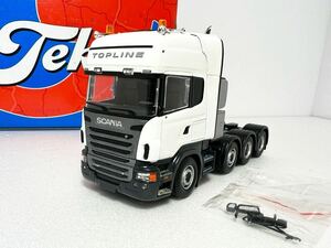 Tekno 1/50 SCANIA R6 TL 8x4 スカニア トラック ホワイト テクノ