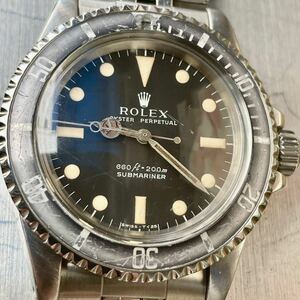  希少☆ ロレックス 5513 サブマリーナ 下サブ　ゴースト ROLEX 　