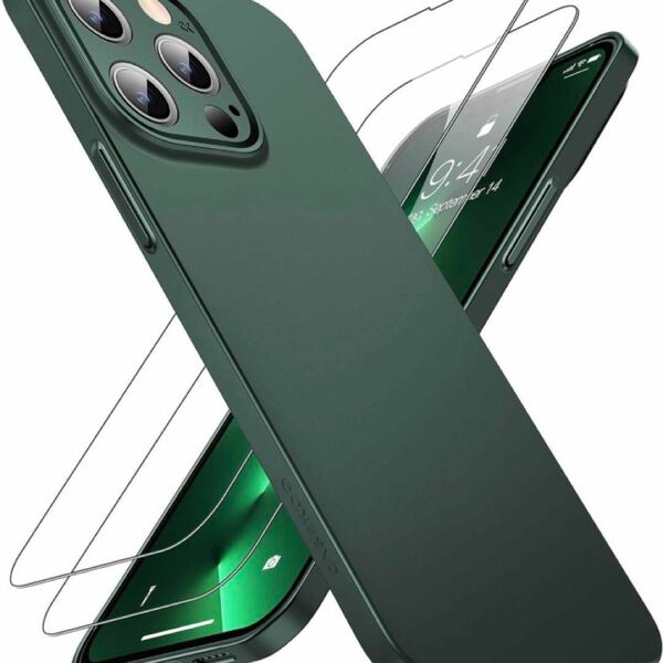iphone13proケース ガラスフィルム付属 指紋防止 薄型 軽量