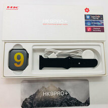 HK9 PRO バージョンアップモデル スマートウォッチ Chat GPT搭載 AMOLED 日本語対応 血糖値 血圧 着信 通話 音楽コントロール_画像2
