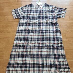 チェックのワンピース
