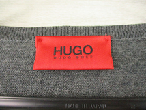 HUGO BOSS●ヒューゴボス●大谷翔平 愛用ブランド＜Vネック ニット＞ビッグサイズ●M751c_画像5