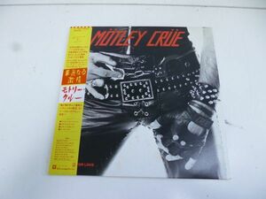 P130-S3-13162 LPレコード MOTLEY CRUE モトリー・クルー 華麗なる激情 現状品①