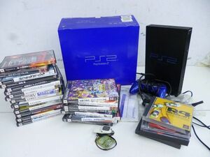 Q075-N34-954 PS1 PS2 ソフトまとめ SCPH-3000 るろうに剣心 ナルティメットヒーロー デビルメイクライ ほか 現状品①