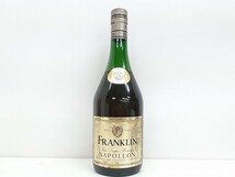 R250-N35-993 未開栓 FRANKLIN フランクリン NAPOLEON ナポレオン ブランデー 700ml 40% 現状品③_画像1