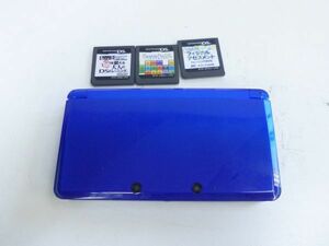 Q503-N37-367◎ NINTENDO 3DS CTR-001 ブルー ジャンク 現状品①◎