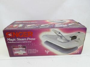 R057-S3-13560 未開封 SINGER シンガー MAGIC STEAM PRESS CSP-1 スチームプレス スチームアイロン 現状品①