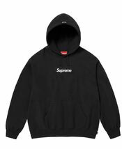 Lサイズ　Supreme Box Logo Hooded Sweatshirt Black シュプリーム　フーディ　パーカー　黒_画像1