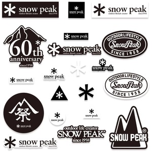 スノーピーク snow peak ステッカー 防水 20枚 セット　♯