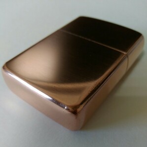 未使用品 SOLID COPPER PREMIUM OIL LIGHTER 純銅無垢(ソリッドカッパー)プレミアムオイルライター ZIPPO互換品 重厚 無地 アーマーケースの画像2