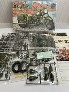  not yet constructed plastic model Imai Harley Davidson 1980 FLH U.S.ARMY Army the US armed forces 1/12 IMAI Haeley-Davidson