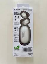 ELECOM　エレコム　Bluetooth 完全ワイヤレスヘッドフォン　LBT-TWS10WH　ホワイト 新品未開封_画像2