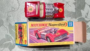 英国製 マッチボックス LESNEY PRODUCTS & Co,LTD MATCHBOX Superfast No.19 ROAD DRAGSTER 箱入り