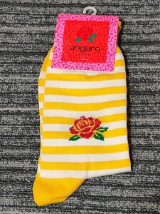  unused USA made ungaro Ungaro socks socks 9-11 retro rose rose Showa Retro retro 