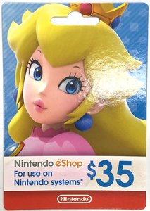 (新品) 北米版 USA Nintendo eShop Card $35 ニンテンドープリペイドカード