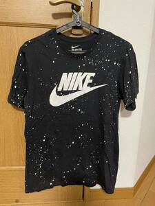 古着屋購入！NIKE(ナイキ)ペンキ&加工プリント　ロゴTシャツ(リメイク)