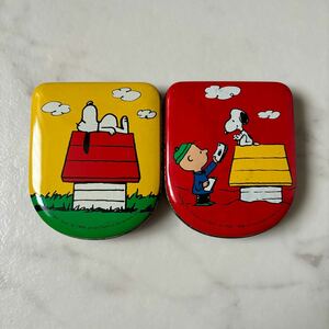 70年代 SNOOPY スヌーピー 森永チョコチップ缶当時物 昭和レトロ 