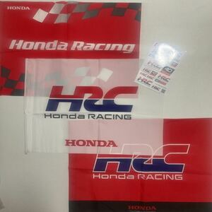 supergt スーパーGT ホンダ レーシング HRC ステッカー & フラッグ 3種類 非売品 ノベルティ