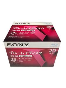 お01-056//【未開封品】SONY ブルーレイディスク20枚入り 25GB 繰り返し録画用