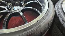 値下げ！BMW アドバン ADVAN Racing 19インチホイール タイヤ付きセット SS240119-A_画像3