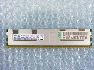 1PHQ // 16GB DDR3-1066 PC3-8500R Registered RDIMM 4Rx4 M393B2K70BM1-CF8 46C7489 43X5071 // IBM System x3550 M3 取外 //在庫6