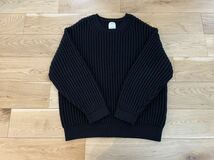 20AW visvim AMPLUS CREW L/S (W/L) 4 BLACK ニット 美品_画像2