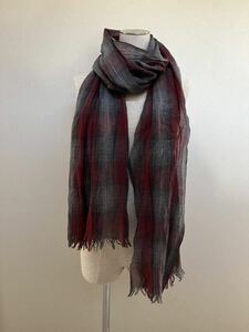 RRL Ombre Check Stole ダブルアールエル オンブレ チェック 大判 ストール スカーフ マフラー ラルフローレン