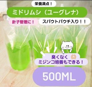 【価格相談お断り】植物性微生物 ミドリムシ（ユーグレナ）約 500ml 針子に(^^)