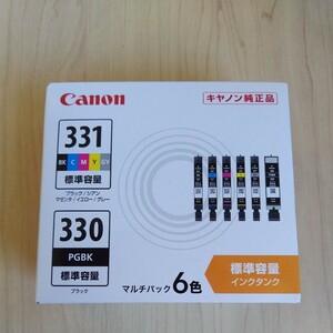 キャノン　Canon　 純正インク BCI-331 + BCI-330 6色パック　標準容量 　純正マルチパック　〓新品・未開封 〓