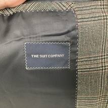 ◇THE SUIT COMPANY/スーツカンパニー　チェックジャケット　Mサイズ　ウール　送料無料　46　イギリス生地　ビジネス　オケージョン管1246_画像6