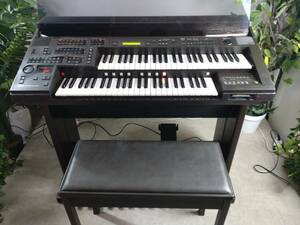 2063-03★直接引き取り限定★YAMAHA/ヤマハ Electone/エレクトーン EL-50 電子ピアノ シンセサイザー イスセット 操作説明ビデオ付き★