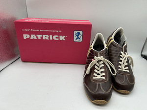 2246-01★極美品★PATRICK/パトリック スニーカー PATRICK PAMIR CHO 27073 パミール チョコ/39(24、5センチ) レディース/スニーカー★