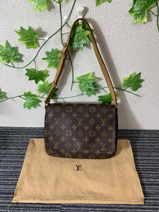 1957-04★極美品★【LOUIS VUITTON】ルイ・ヴィトン　ミュゼット・タンゴ ショルダー バッグ M51257 モノグラム★長財布も入ります！★