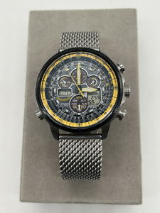 2391-02★シチズン/CITIZEN PRO MASTER BLUE ANGELS ECO-DRIVE/U680-S105757/クロノグラフ ソーラー 電波 ブルーエンジェルス プロマスター