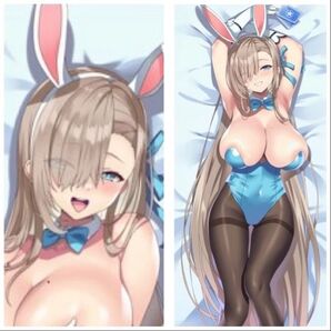 ブルーアーカイブ バニーア〇ナちゃん 抱き枕カバー 無限軌道A 一ノ瀬アスナ トモセシュンサク バニーガール 半脱ぎ 美少女 美品