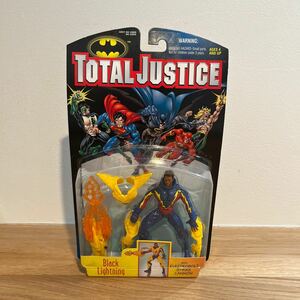 DC/ TOTAL JUSTICE【Black Lightning】フィギュア トータルジャスティス　アメコミ ケナー　Kenner 1997年