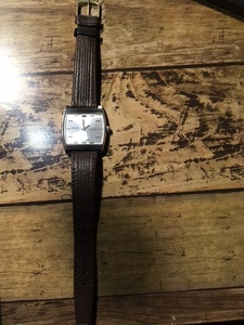Хороший редкий антикварный Seiko 23 Каменной квадратный серебро 2519-7002 Винтажные мужские часы с ручной рукой