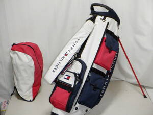 TOMMY HILFIGER トミーフィルフィガー9.0型★中古★アスリートスタンド (WHxNVxRED)