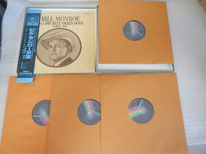  【LPレコード】 BILL MONROE ビル・モンロー and his blue grass boy 1950-60 　カントリーレコード　４枚組