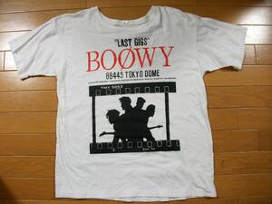 当時物 BOOWY 'LAST GIGS' 88445 TOKYO DOME 半袖 Tシャツ Lサイズ