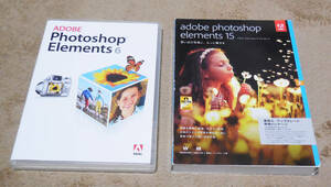 Adobe Photoshop Elements 6 & 15(アップグレード版) CD-ROM中古品